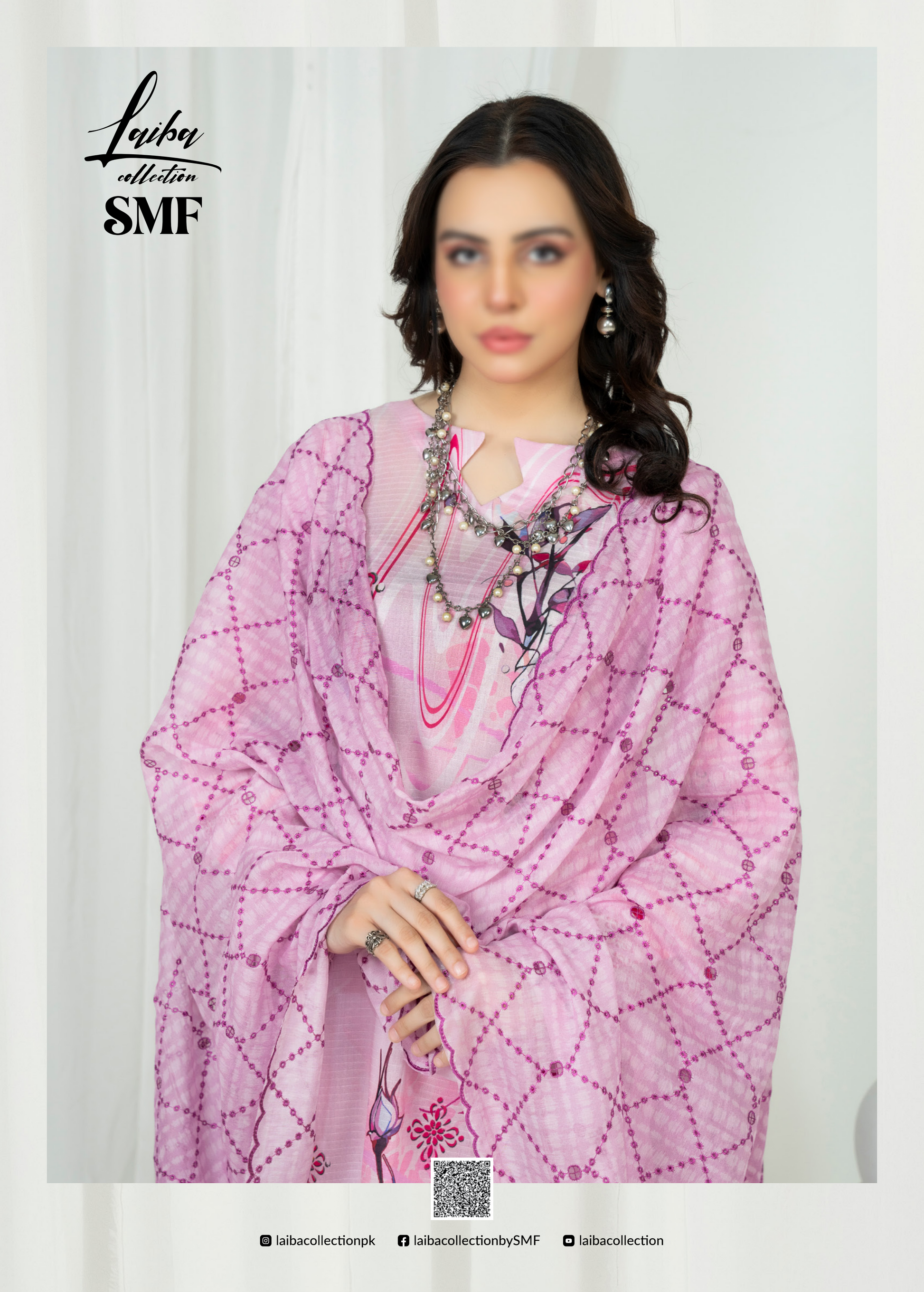 EMBELLISH | Exclusive Digital Print Lawn Shirt with Diamond Embroided Dupatta