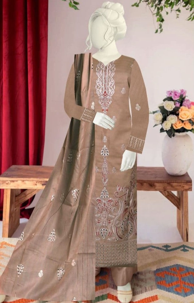 Malhar by Usama Arts – Design 02 | Embroidered Lawn Suit (Unstitched)